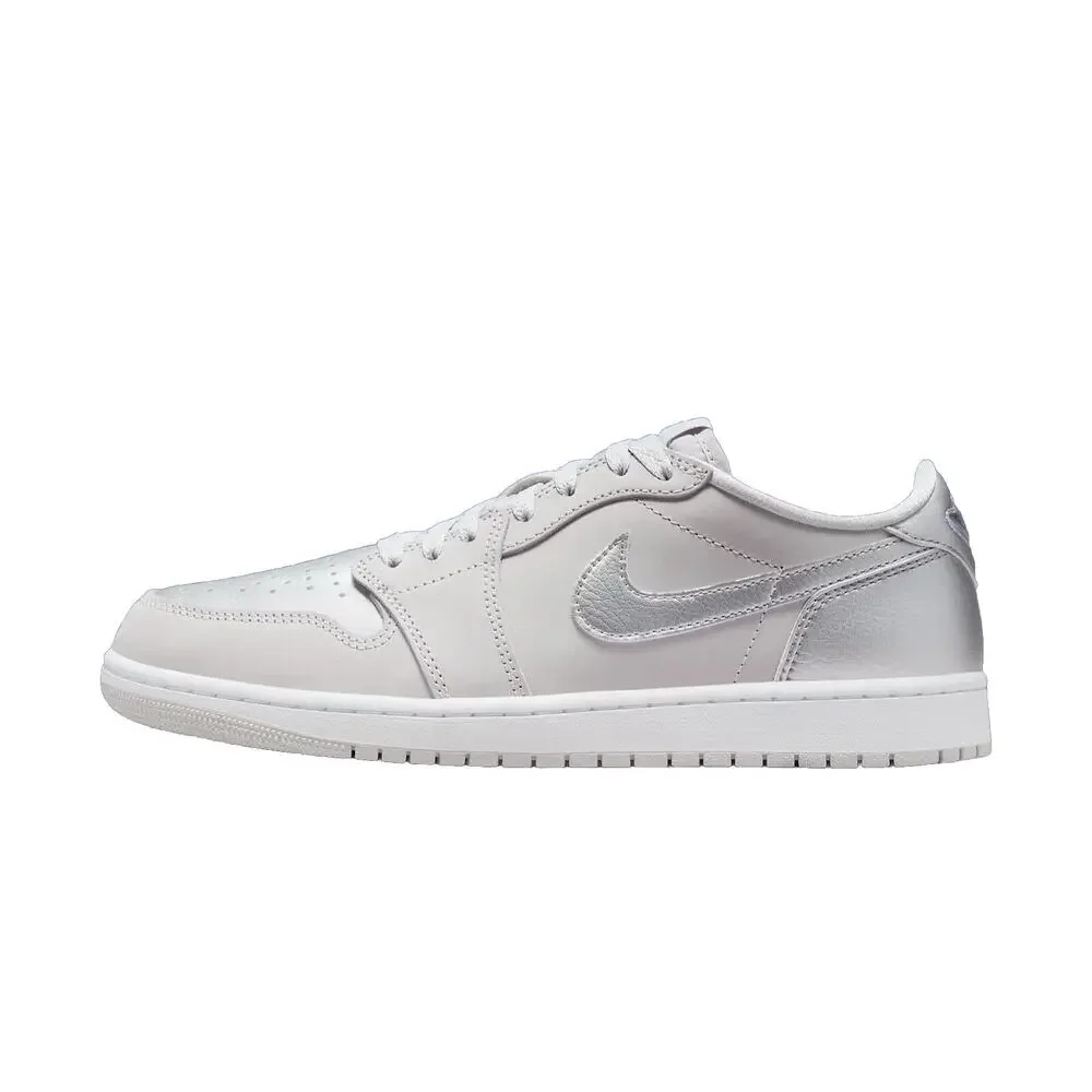NEW Nike Air Jordan 1 Retro Low OG Metallic Silver CZ0790-002 Men’s Size Multi